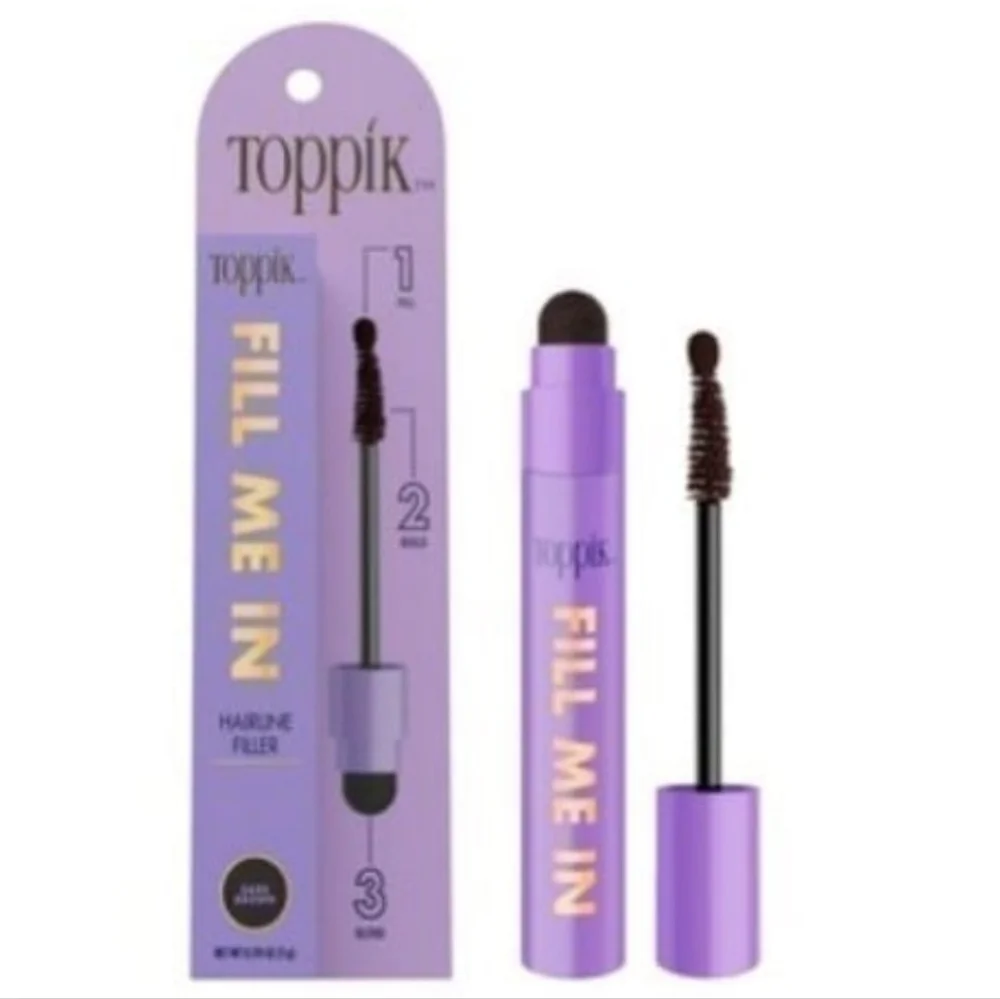 Toppik Hairline Filler Fill Build Blend Dark Brown (2) - Picture 5 of 9